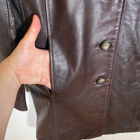 Pelle Studio Deep Brown‎ Leather Jacket size medium - Picture 5 of 15